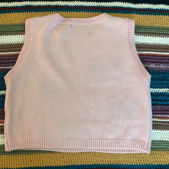 Strawberry Knitted Sweater Vest - size : S - Picture 2 of 3